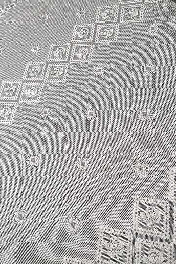 Žakárová záclona 86759/300 bílá