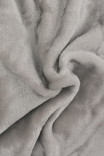 prostěradlo mikroflanel  SLEEP WELL šedé světlé