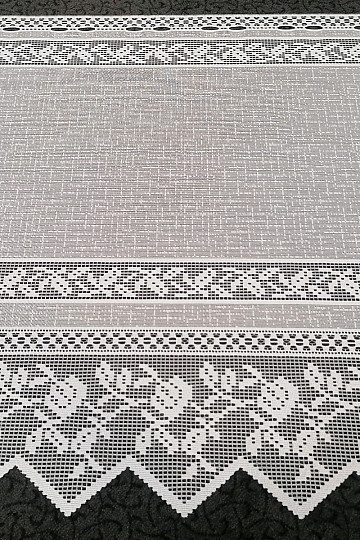 Žakárová záclona na vitrážku 605921