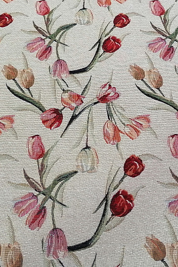 Gobelínová látka TULIPÁNY