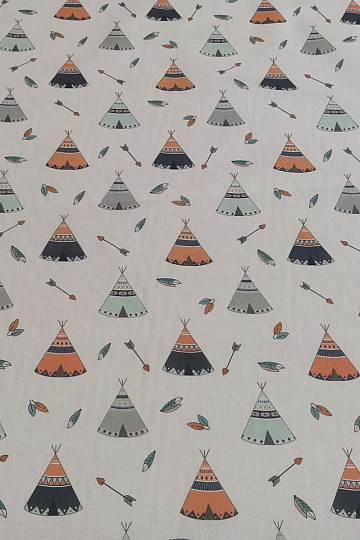 Bavlněná látka Teepee