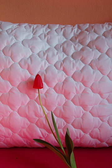 Prošívaný polštář - kuličky - 70x90 cm bez zipu