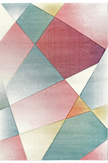 Moderní kusový koberec DIAMOND geometrické příčky