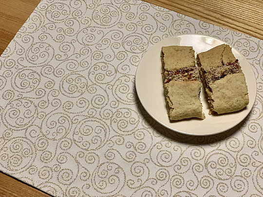 Vánoční ubrusy a šály Ornament gold