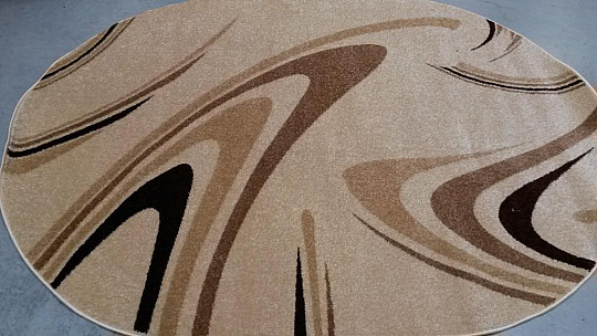 Oválný koberec COFFEE krém