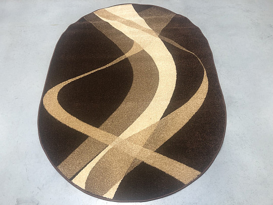 Koberec ovál BROWN hnědý