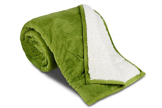 Deka z mikrovlákna EXTRA MĚKKÁ OVEČKA prošev khaki