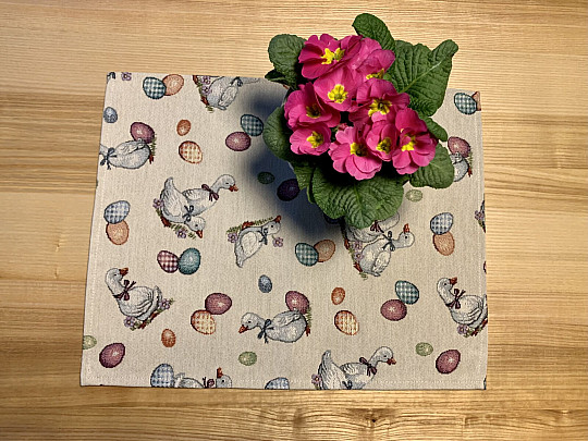 Prostírání Velikonoce - HUSIČKY BÍLÉ