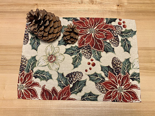 Prostírání VÁNOČNÍ RŮŽE BARDI