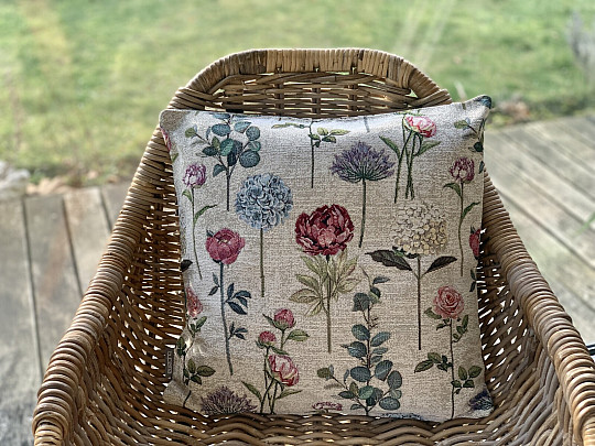 Gobelínový povlak na polštář FLORES TIME II