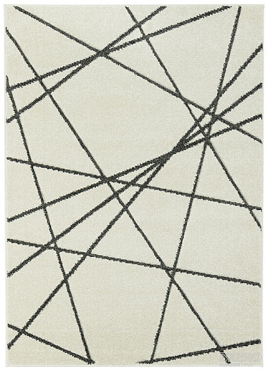 Kusový koberec PORTLAND bílo šedý