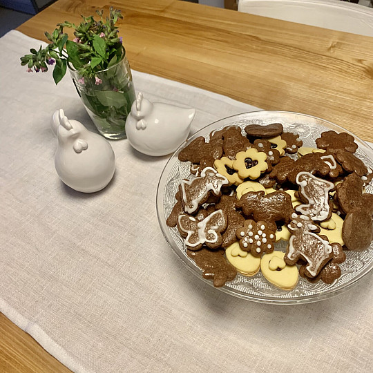 Lněný ubrus VERONA bílý