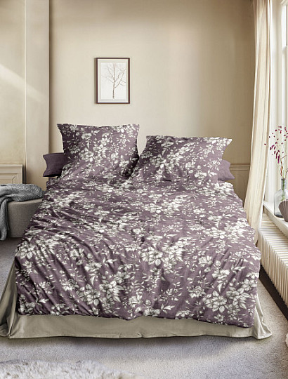 IRISETTE luxusní flanelové povlečení ZOBEL 8558-70 bordó