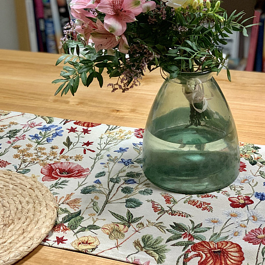 Gobelínový ubrus a šál JOSEFÍNA