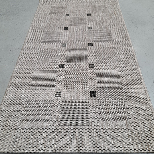 Koberec buklé FLOORLUX 20079/04 tečky silver -black