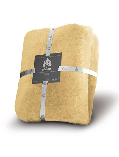 Hebká deka RELAX 40 ŽLUTÁ