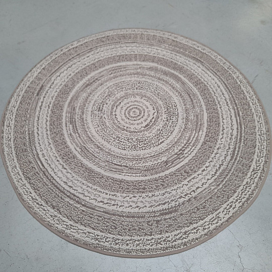 Venkovní koberec STAR rozeta světle hnědá