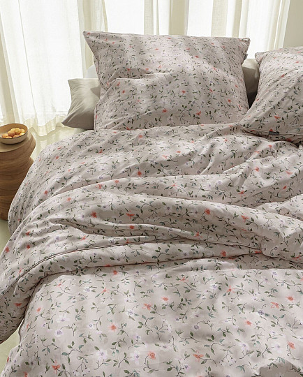 IRISETTE luxusní bavlněný satén TOKIO 8567-80 NATUR