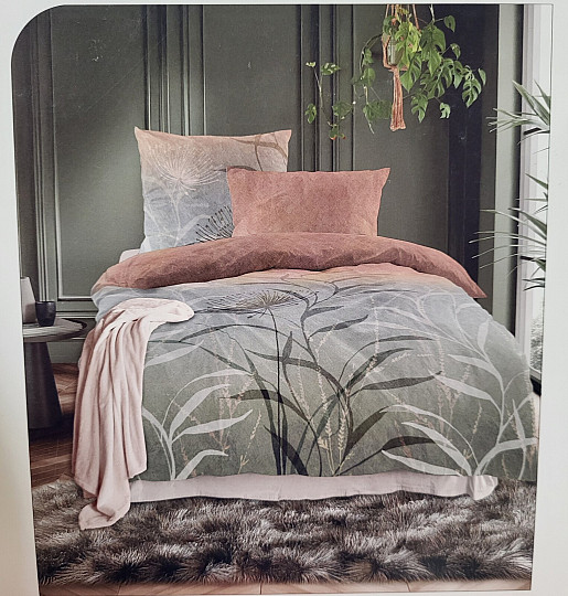 IRISETTE luxusní bavlněný satén WAVE 8641-90 CHMÝŘÍ