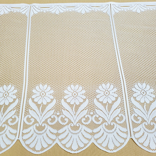 Vitrážová záclona DN 112 KVĚTINKY