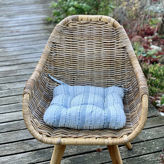 PODSEDÁK TOSCANA VALERY RIGA pruh modrý