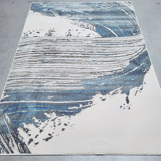 Kusový koberec BLOOM 466 modrý