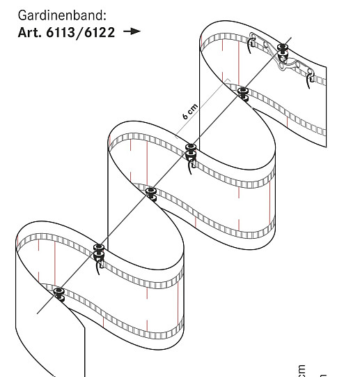 Šňůra s otočným jezdcem pro pásku NEW WAVE 1:2