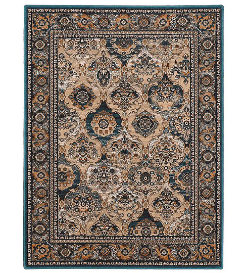 Luxusní vlněný koberec  ISFAHAN Forenza smaragd/emerald
