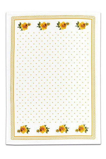 Utěrky od BABIČKY Ružičky oranžové