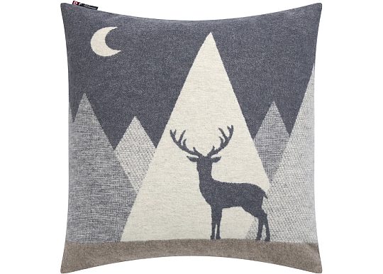 Dekorační povlak DF JELEN SILVRETTA šedý