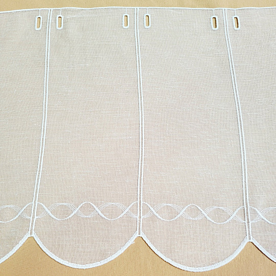 Záclona na vitrážku GERSTER 11883 bílá