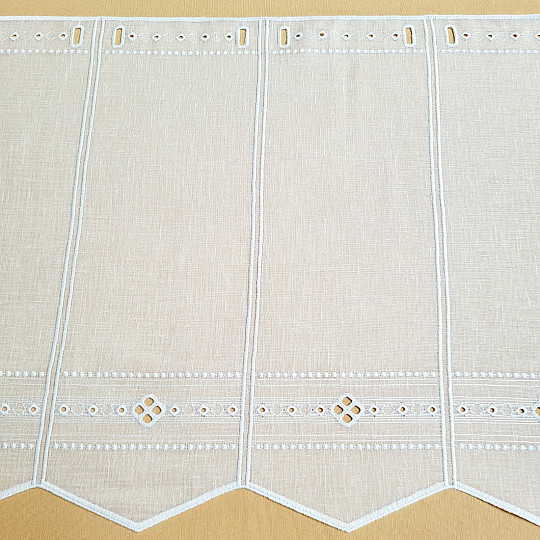 Záclona na vitrážku GERSTER 11884  bílá