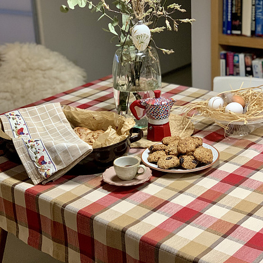 Ubrus a šál ATILA ČERVENÁ