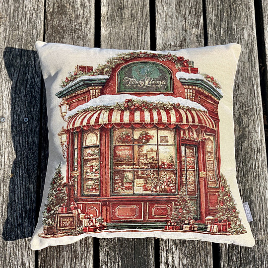 Vánoční dekorační povlak VÁNOČNÍ KRÁMEK