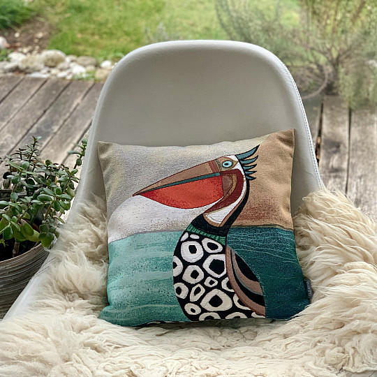 Gobelínový povlak na polštář PELIKÁN