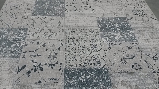 moderní kusový koberec PIAZZO 12168 šedomodrý