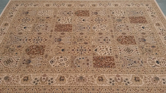 Vlněný klasický koberec DIAMOND ORIENT krémový kazetový