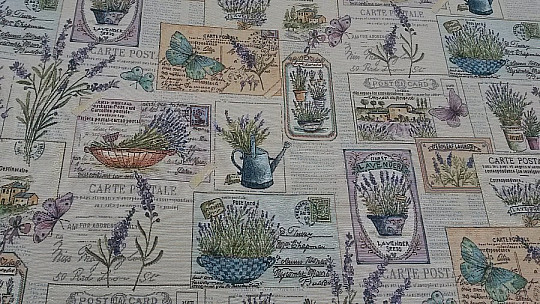 Gobelínový ubrus,šál  Levandule 3