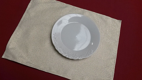 Vánoční prostírání FLASH stříbrné natur