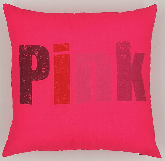 Dekorační povlak na polštář COLORS PINK