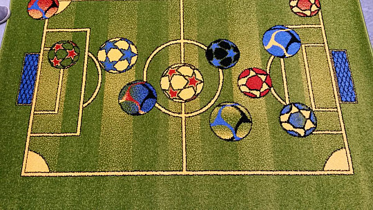 Dětský kusový koberec STADION