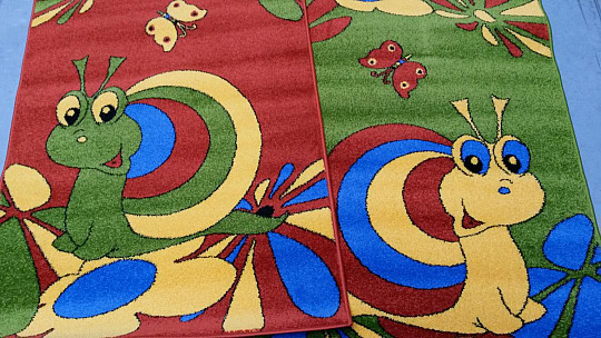Dětský kusový koberec ŠNEK