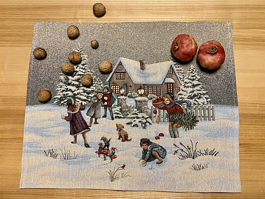 Prostírání ZIMNÍ RADOVÁNKY