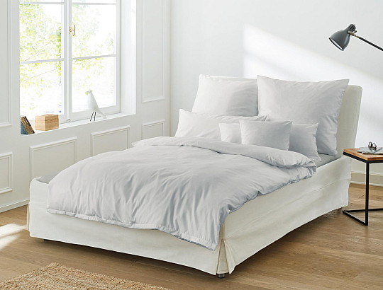 IRISETTE luxusní bavlněný satén Paris sv.šedá