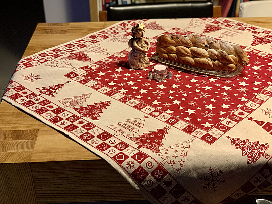 Gobelínové ubrusy, šály  Vánoční STROMEK II