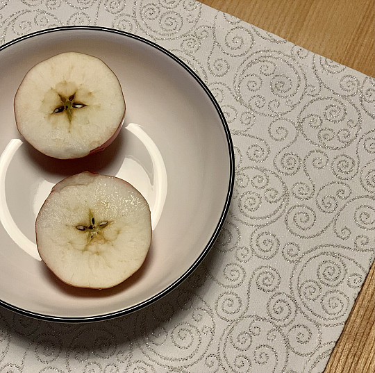 Vánoční prostírání FLASH ornament stříbrné natur