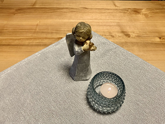 Vánoční prostírání FLASH silver