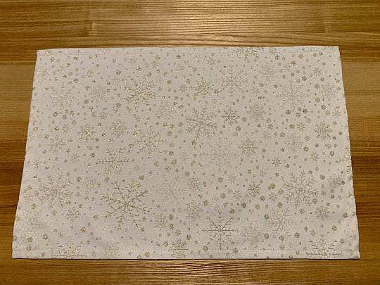 Vánoční prostírání VLOČKY I GOLD