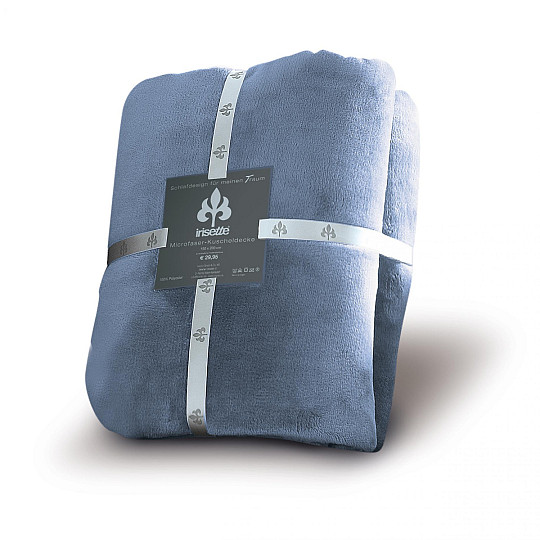 hebká deka RELAX modrošedá 23