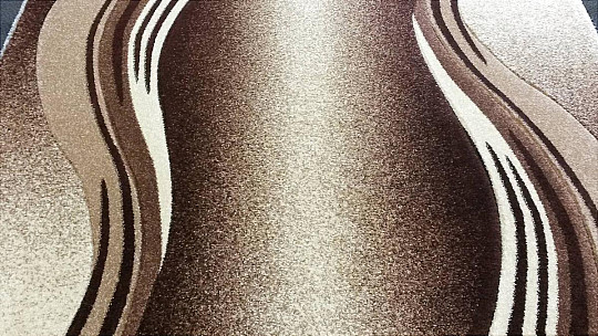 Kusový koberec ENIGMA hnědý